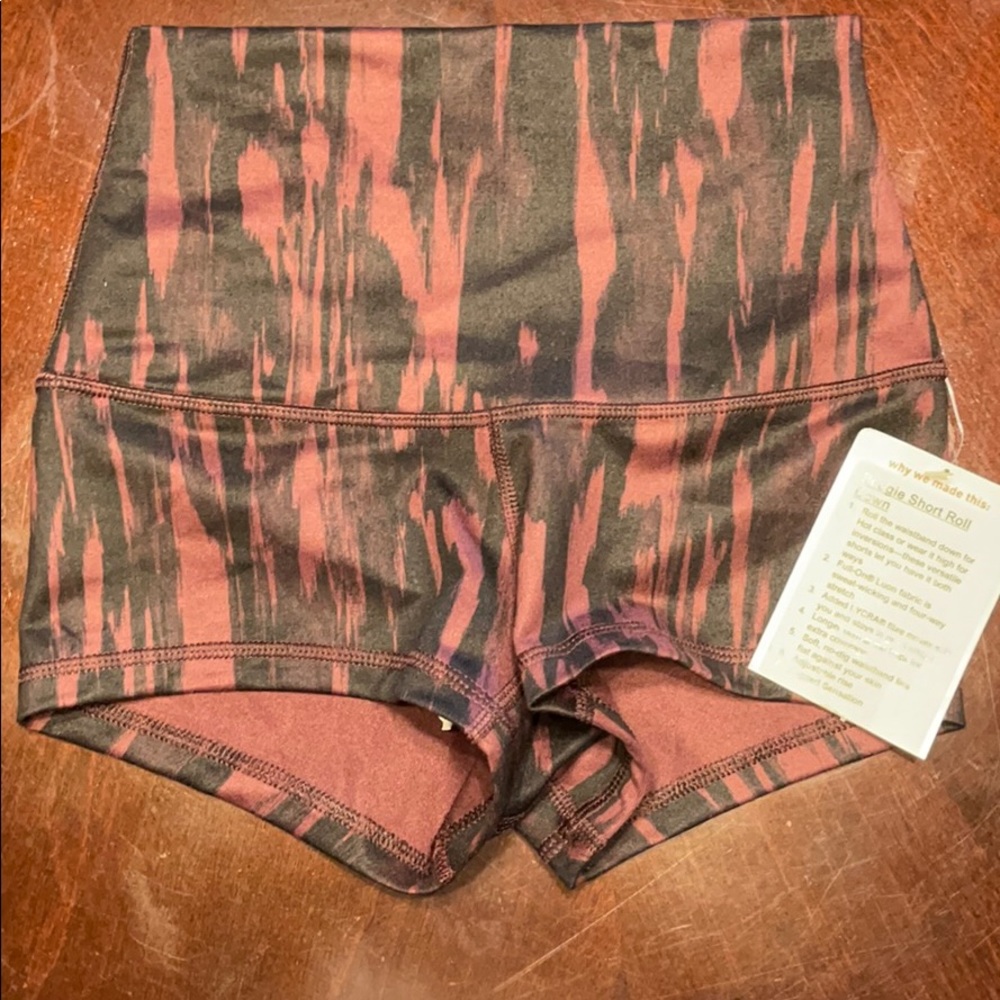 NWT Lululemon Spandex Shorts